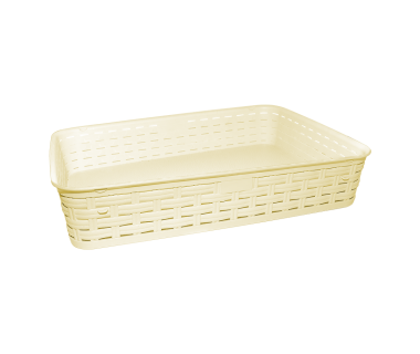 Корзина под ротанг 5,5 л желтая