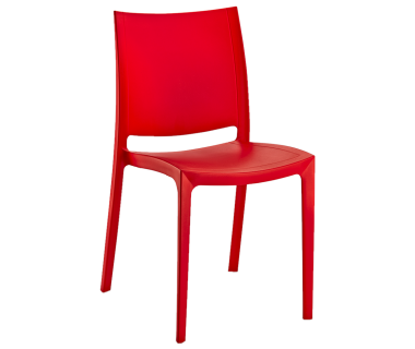 Стул Irak Plastik Olympus темно-красный