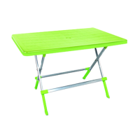 Стол складной Irak Plastik Delta 70x100 салатовый