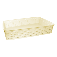 Корзина под ротанг 5,5 л желтая