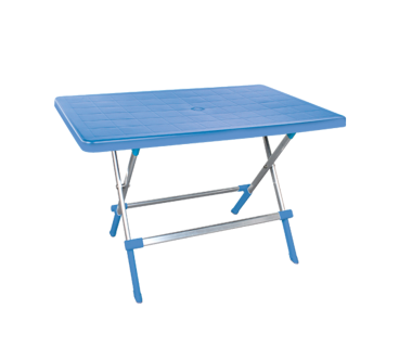 Стол складной Irak Plastik Omega 70x115 голубой