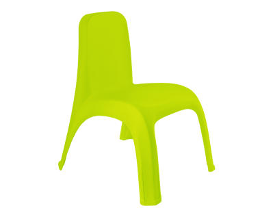 Стул детский пластиковый оливкового цвета