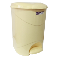 Ведро для мусора с педалью Irak Plastik Bella №3 30л желтый