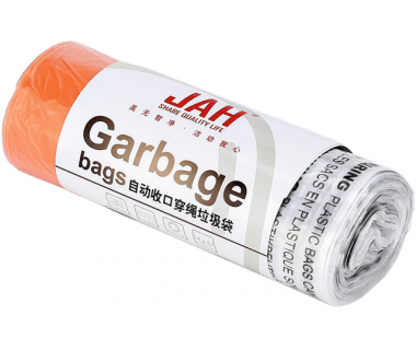 Пакеты для мусора JAH для ведер до 20л с затяжками