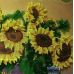 Картина вишита бісером на підрамнику Соняшники від Пушки Наталії