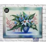 Картина вишита бісером Весняний букет від Пушки Наталії