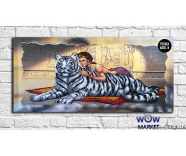 Картина вышитая бисером Загадки Египта от Пушки Натальи