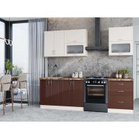 Кухня комплект Мілана Глос / Milana Gloss Київський Стандарт