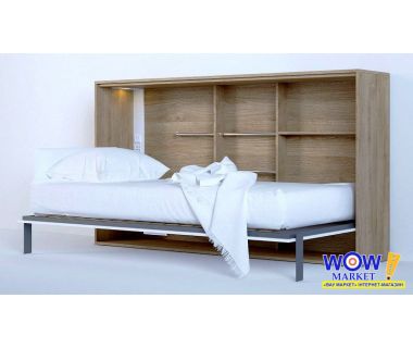 Шафа ліжко трансформер односпальне горизонтальне ШКГ-1