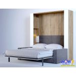 Шафа ліжко трансформер двоспальне з диваном ШКВ-2п