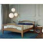 Афина 2 двуспальная кровать из массива бука, цвета на выбор