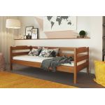 Милена детская односпальная кровать из массива бука, цвета на выбор