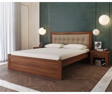 Мадрід М50 Лев ліжко з буку з м'яким узголів'ям, різні кольори