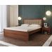 Мадрид М50 Лев кровать из бука с мягким изголовьем, разные цвета в интернет-магазине "Мебли Даром"