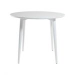 Дизайнерский стильный стол Dan d-90 белый, премиум, ручная работа.