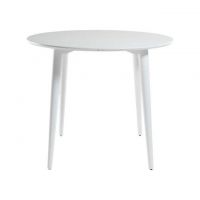 Дизайнерский стильный стол Dan d-90 белый, премиум, ручная работа.