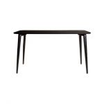 Дизайнерский стильный стол Dan 140 х 80 черный, премиум, ручная работа