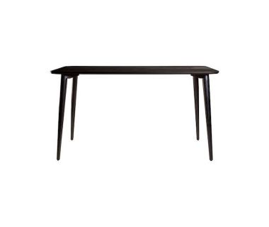 Дизайнерський стильний стіл Dan 140 х 80 чорний, преміум, ручна робота