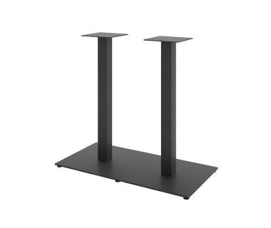 Опора для стола Quadro Double h-725 450х900/8 мм черная Опора для стола Quadro Double h-725 450х900/8 мм черная