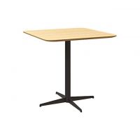 Дизайнерський стильний стіл Spring в шпоні натуральний дуб 80х80, преміум, ручна робота