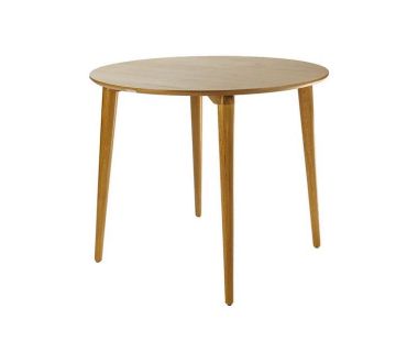 Дизайнерський стильний стіл Dan d-90 натуральний (дуб), преміум, ручна робота