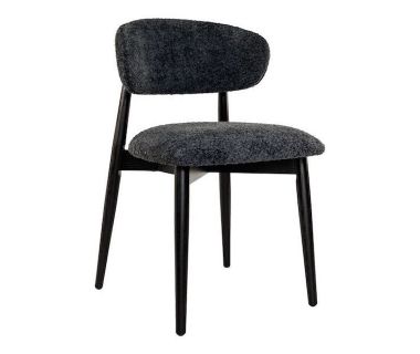 Дизайнерский стильный стул Panda черный / Anthology 19 black, премиум, ручная работа Дизайнерский стильный стул Panda черный / Anthology 19 black, премиум, ручная работа