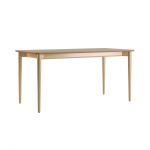 Стіл розкладний дизайнерський Silva (Сільва) з дерева 160+40 x 80 натуральний ясен