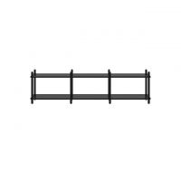 Дизайнерська стильна полиця Dao 3-2 чорний дуб, преміум, ручна робота