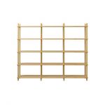 Дизайнерская стильная полка Dao 3-5 натуральный дуб, премиум, ручная работа