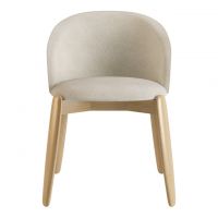 Стул деревянный дизайнерский Rino (Рино) натуральный ясень / Node 1