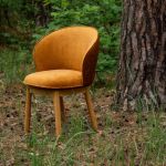 Стілець дерев'яний дизайнерський Stitch (Стіч) натуральний ясен / Vouge 09