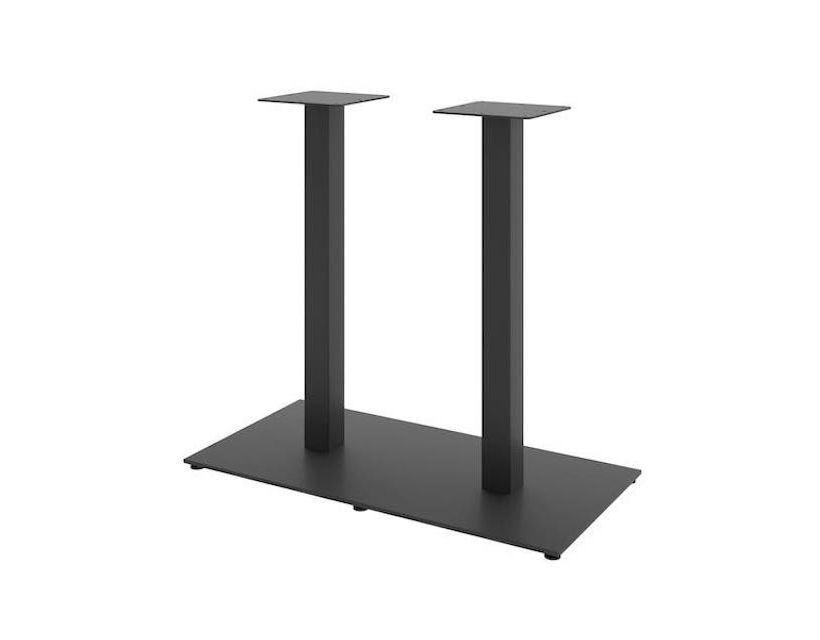 Опора для столу Quadro Double h-725 450х900 / 8 мм чорна