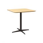 Дизайнерський стильний стіл Spring в шпоні натуральний дуб 80х80, преміум, ручна робота