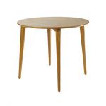 Дизайнерский стильный стол Dan d-90 натуральный (дуб), премиум, ручная работа