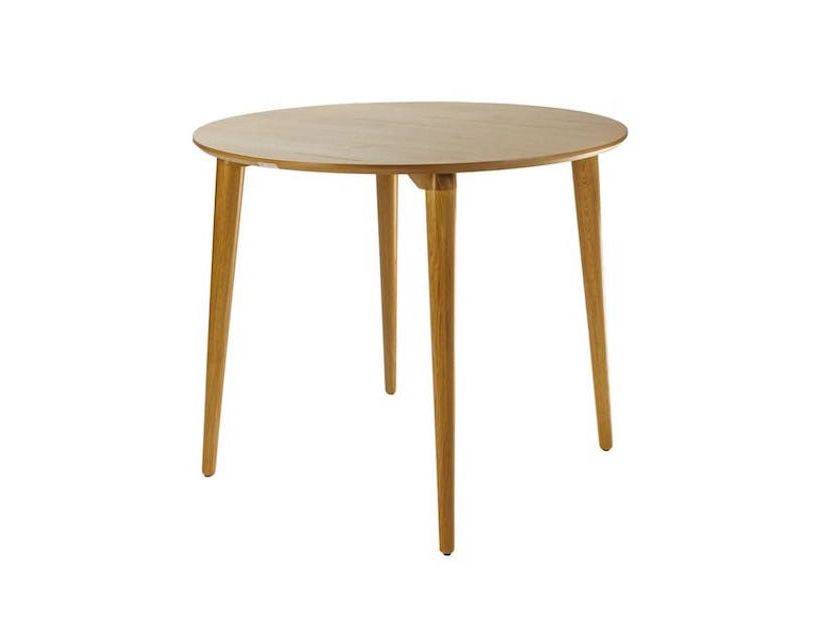 Дизайнерский стильный стол Dan d-90 натуральный (дуб), премиум, ручная работа