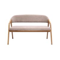 Диванчик Otis натуральный дуб / Lago 08, премиум, ручная работа