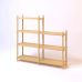 Дизайнерська стильна полиця Dao 6 натуральний дуб, преміум, ручна робота