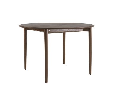 Стол раскладной дизайнерский Silva (Сильва) из дерева d-120+40 темный орех Стол раскладной дизайнерский Silva (Сильва) из дерева d-120+40 темный орех