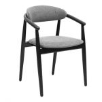 Дизайнерский стильный стул Mamont soft черный / Austin 19, премиум, ручная работа