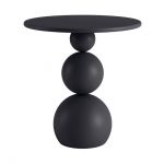 Столик кавовий дизайнерський Bolla (Бола) ексклюзив 2 антрацит RAL 7016 МДФ