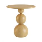 Столик кавовий дизайнерський Bolla (Бола) ексклюзив 2 дуб натуральний