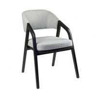 Дизайнерское стильное кресло Otis черный ясень / Bereta 19, премиум, ручная работа