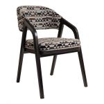 Дизайнерское стильное кресло Otis черный дуб/Hector 96/3, премиум, ручная работа