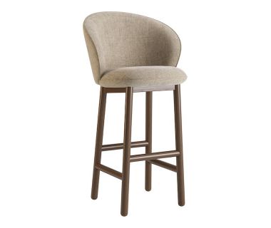 Стул деревянный дизайнерский барный Stitch (Стич) темный орех / Vouge 02 Стул деревянный дизайнерский барный Stitch (Стич) темный орех / Vouge 02