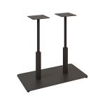 Опора для столу Ibiza Soft Double h-725 750х400 / 6 мм чорна