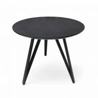 Стол круглый дизайнерский Arrows (Эровс) из дерева d-128.