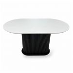 Стіл дизайнерський овальний B-WOOD (Б-Вуд) 120х80-90