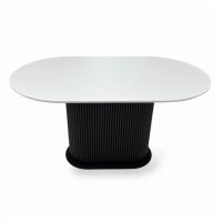 Стол дизайнерский овальный B-WOOD (Б-Вуд) 120х80-90