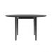 Стіл розкладний дизайнерський Silva (Сільва) з дерева d-100+40 чорний