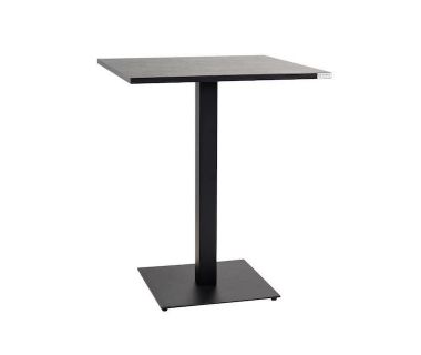 Дизайнерский стильный стол Tetra light 70 х 70 черный металл/черное ДСП (текстура), премиум, ручная работа Дизайнерский стильный стол Tetra light 70 х 70 черный металл/черное ДСП (текстура), премиум, ручная работа